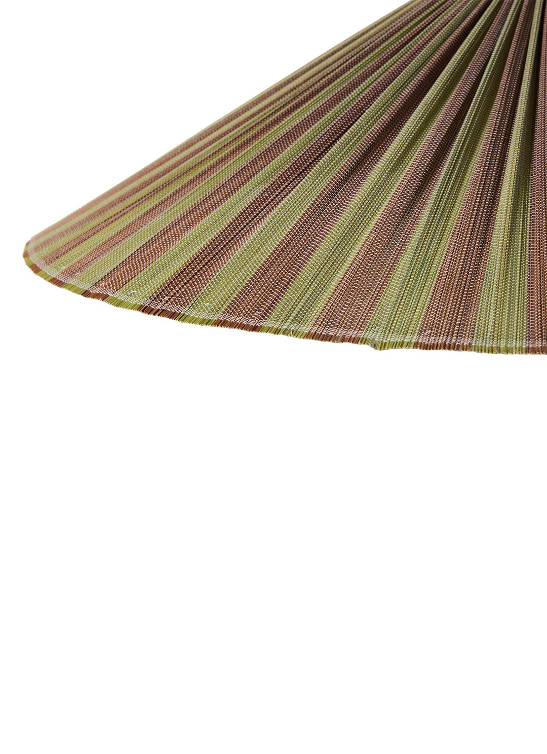 HKliving Plisse hanglamp - voorkant 2 groen