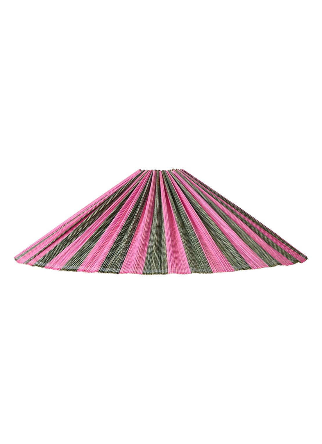 HKliving Plisse lampenkap 44 cm - voorkant 3 roze