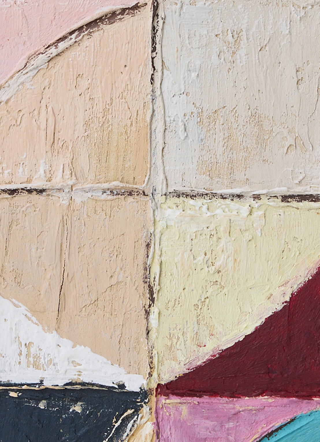 HKliving Pocket Exhibit: Palette wandelement 26 x 20 cm - achterkant roze