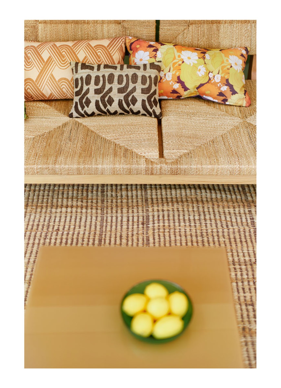 HKliving Printed sierkussen 60 x 35 cm - voorkant 6 multicolor