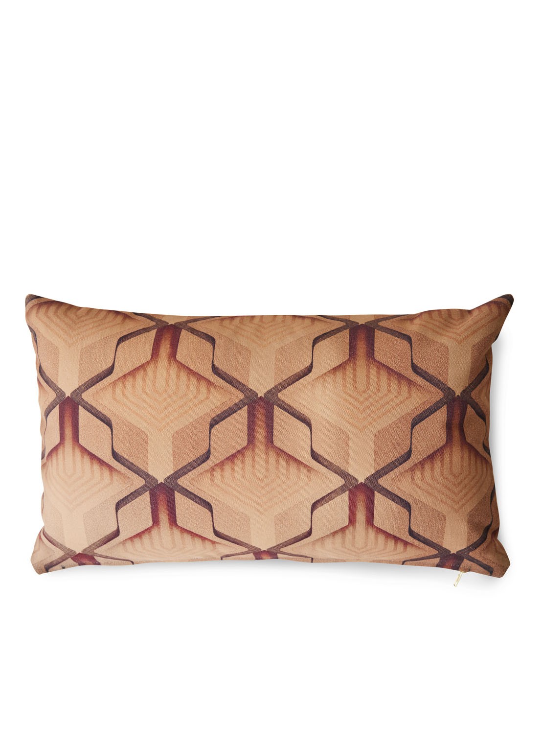 HKliving Printed sierkussen 60 x 35 cm - achterkant 3 multicolor