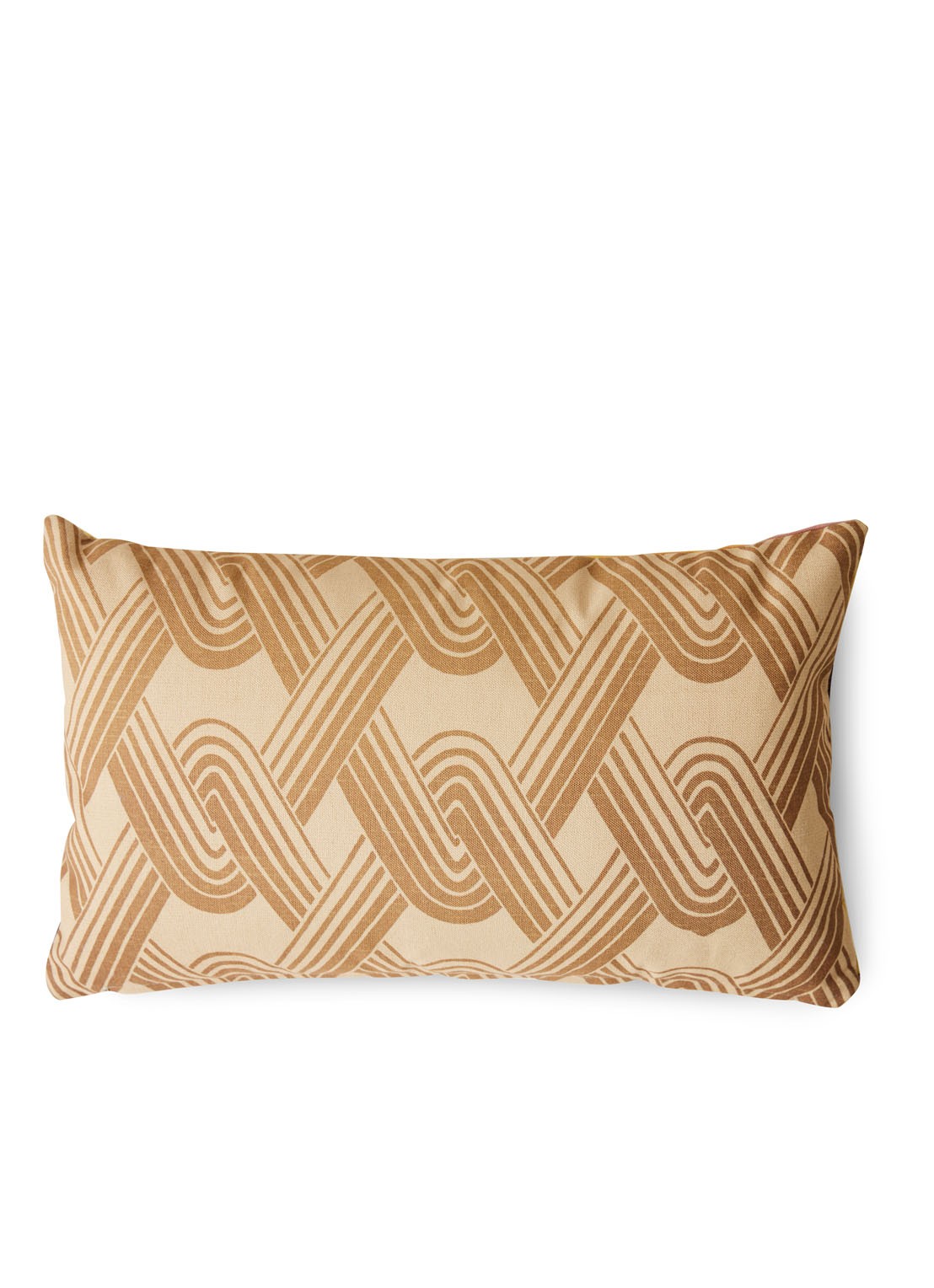 HKliving Printed sierkussen 60 x 35 cm - achterkant multicolor