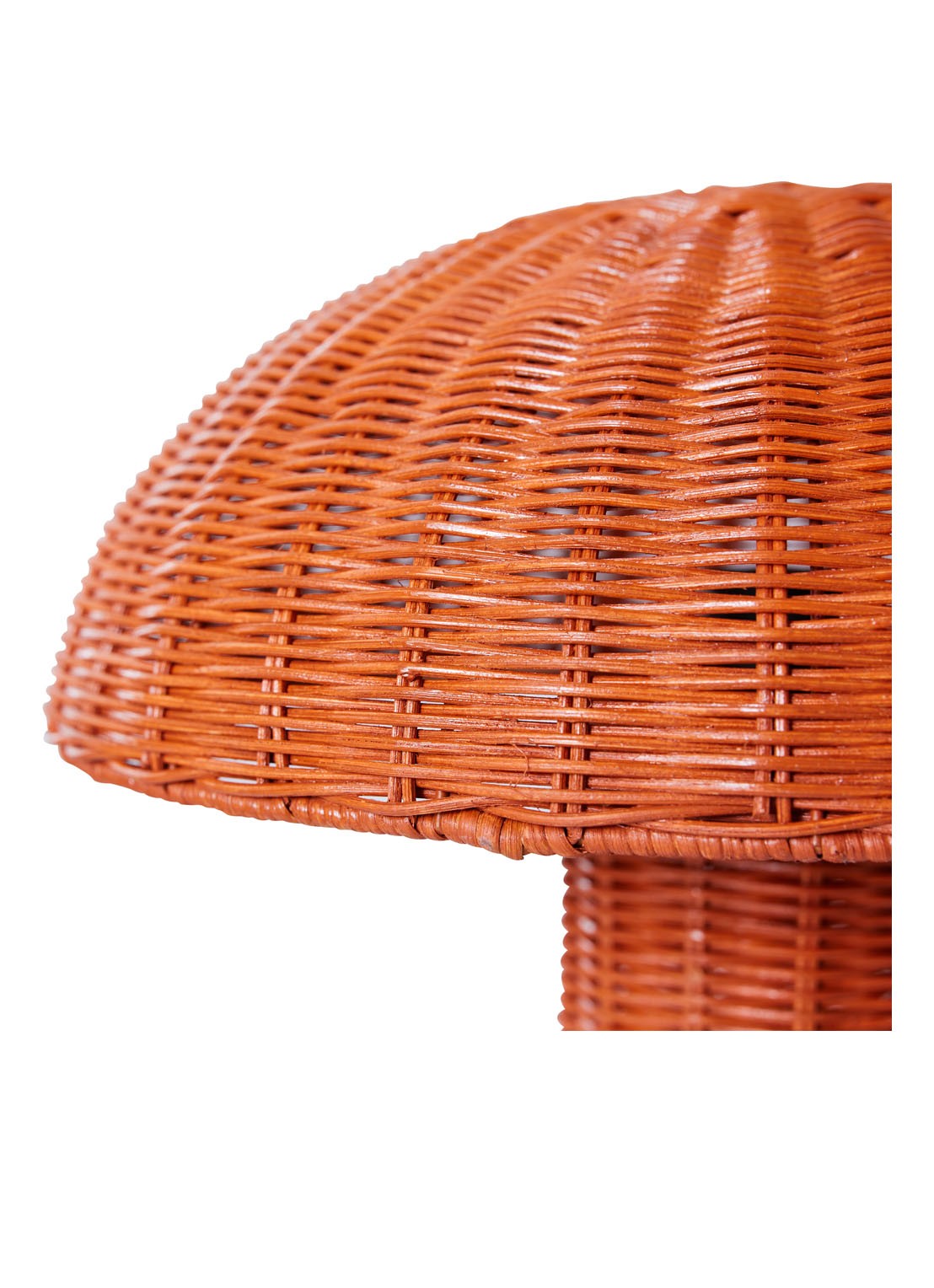 HKliving Rattan tafellamp Ø34 cm - detail 6 oranje