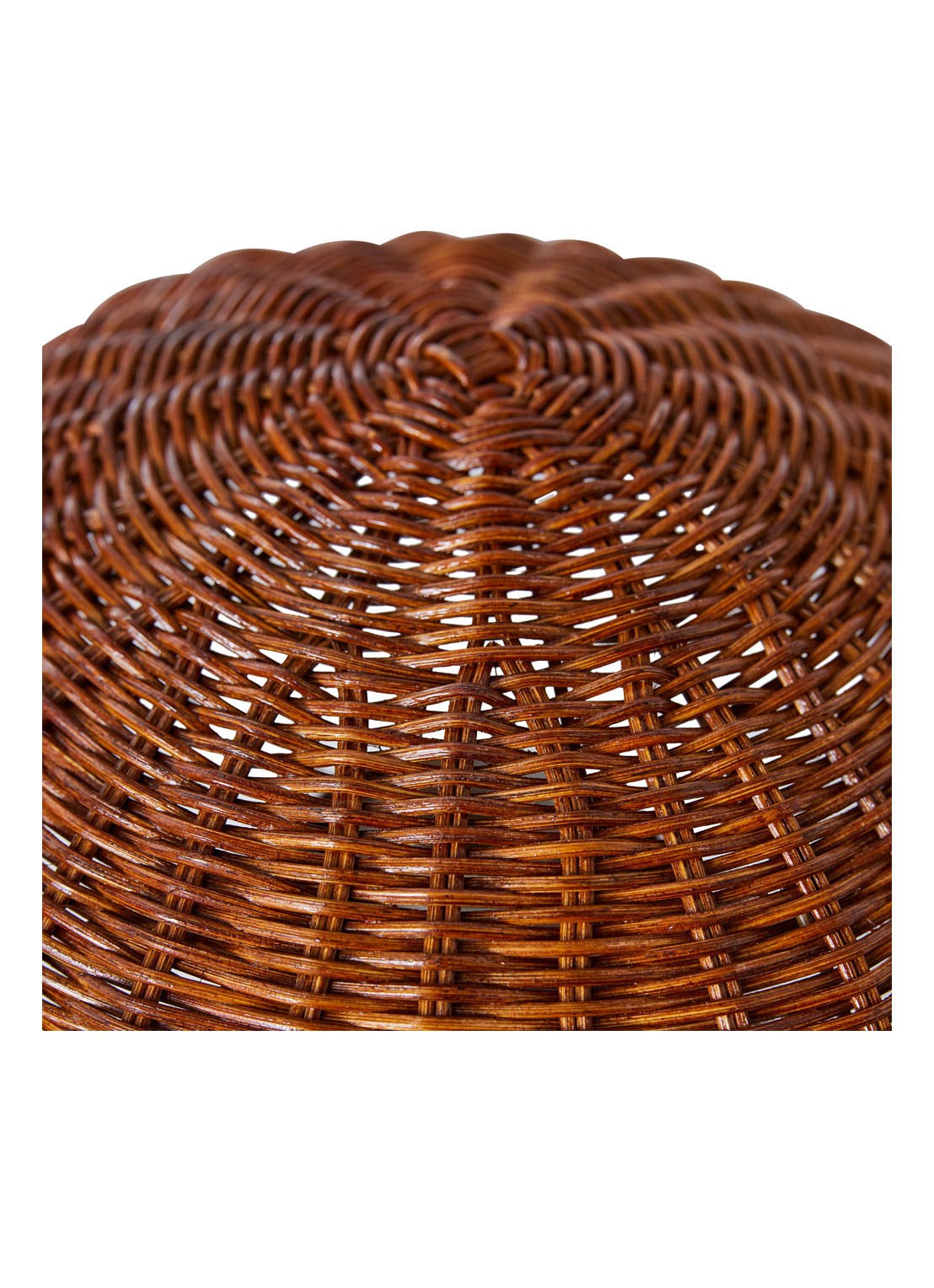 HKliving Rattan tafellamp Ø34 cm - detail 3 cognac