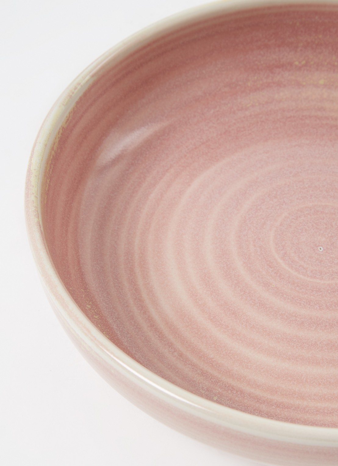 HKliving Rustic diep bord 21 cm - detail 3 zalmroze