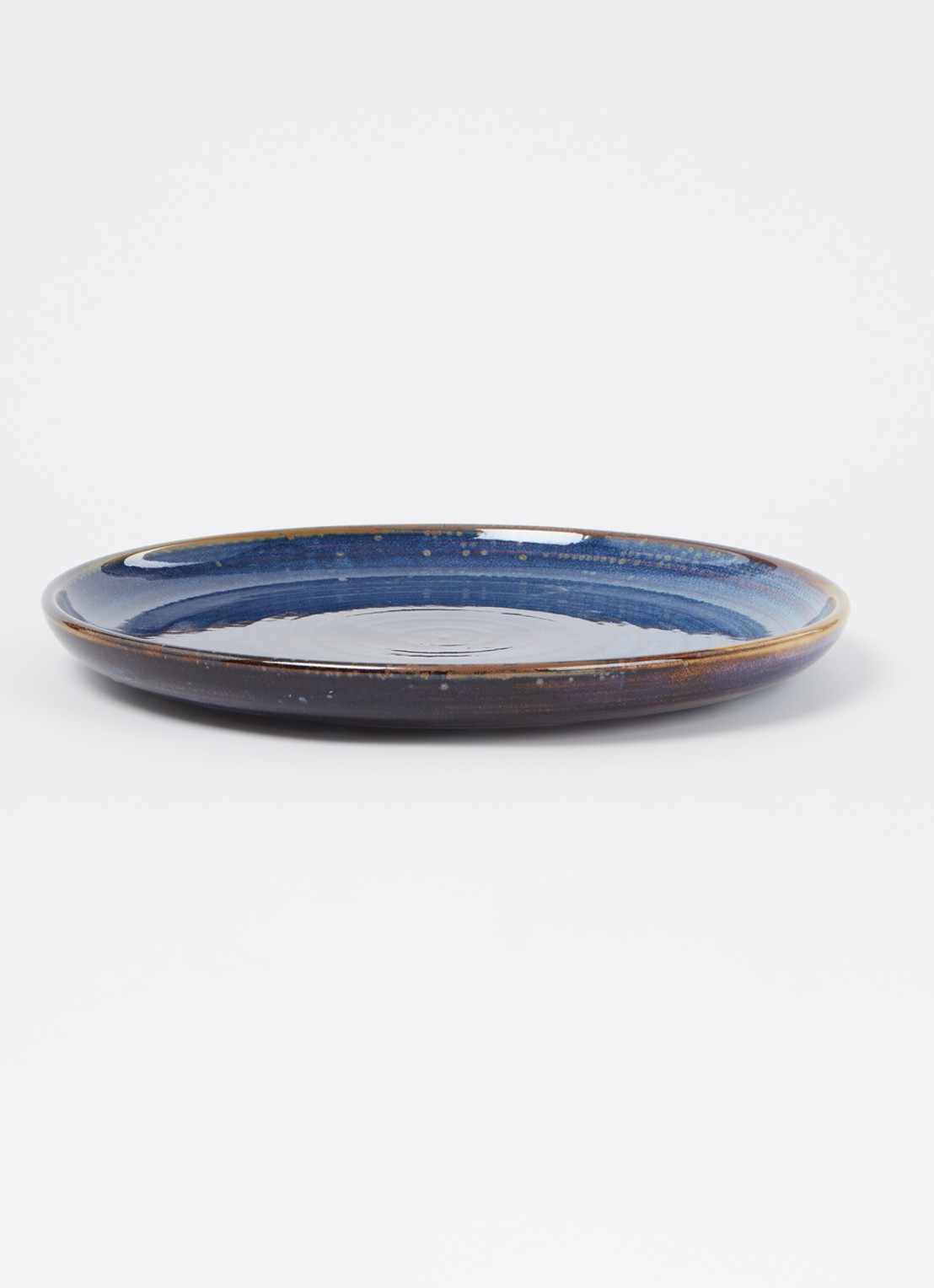 HKliving Rustic dinerbord 26,5 cm - detail 2 indigo