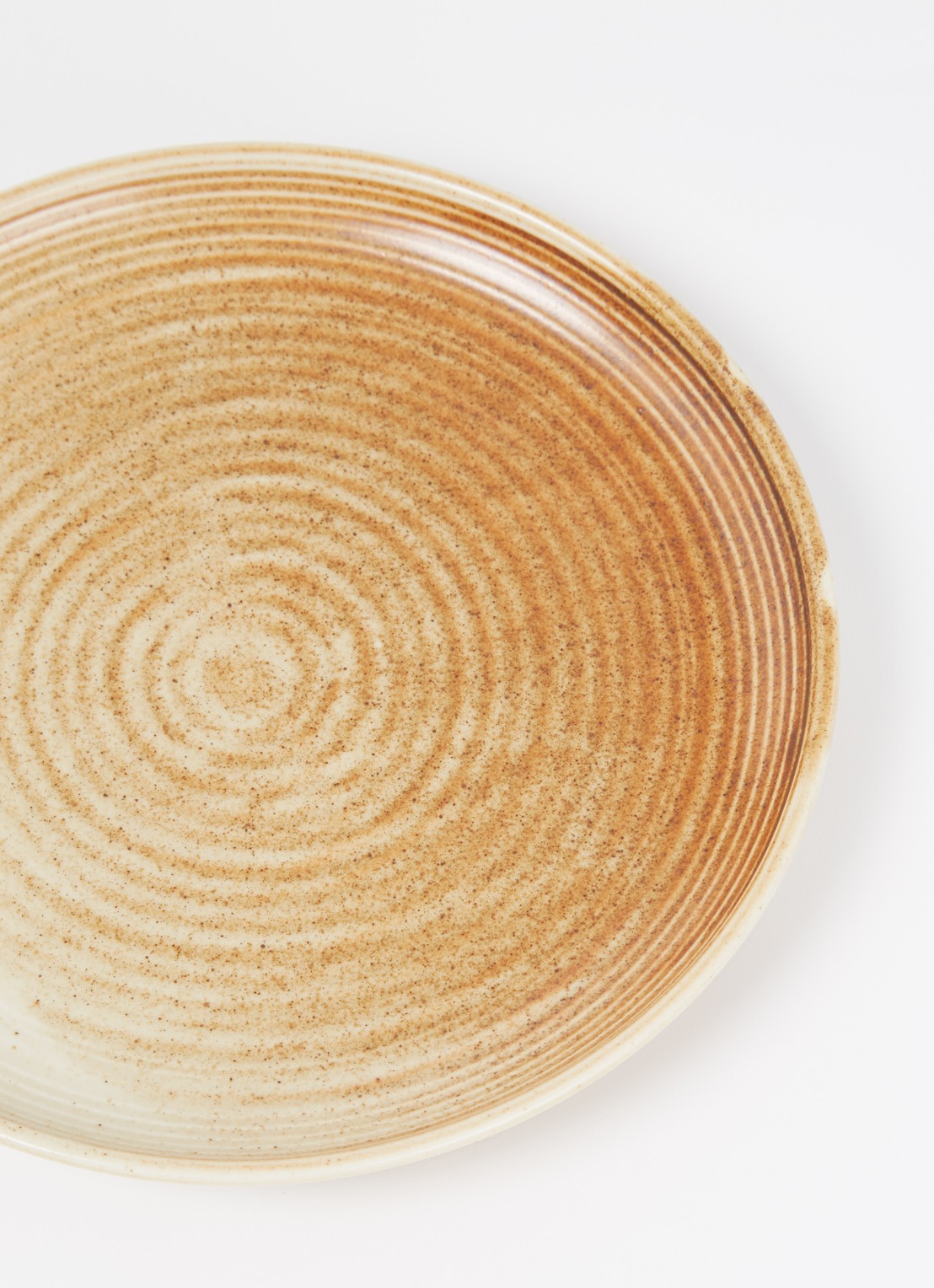 HKliving Rustic ontbijtbord 20,5 cm  - detail donkeroranje