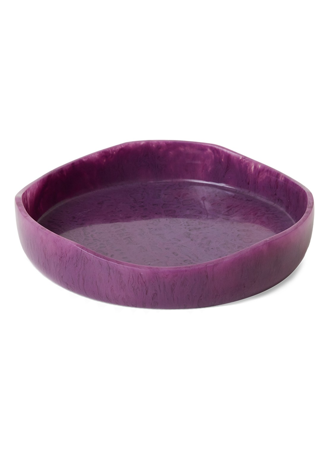 HKliving Saladeschaal 26,5 cm - voorkant 5 aubergine