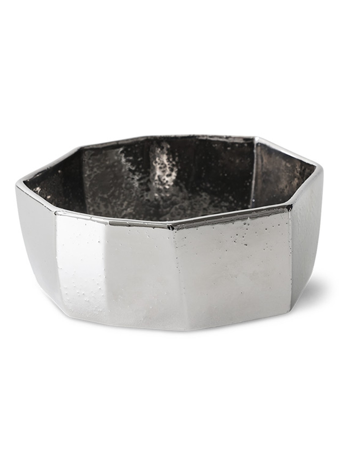 HKliving Schaal 15 cm - voorkant 4 zilver