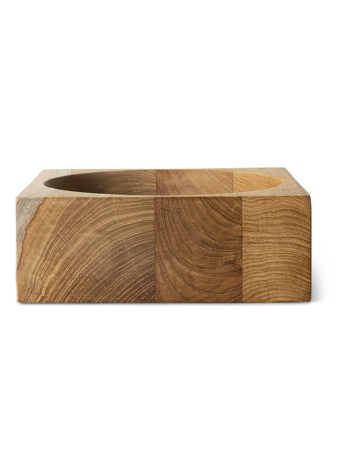 HKliving Schaal 22 x 22 cm - voorkant 2 bruin