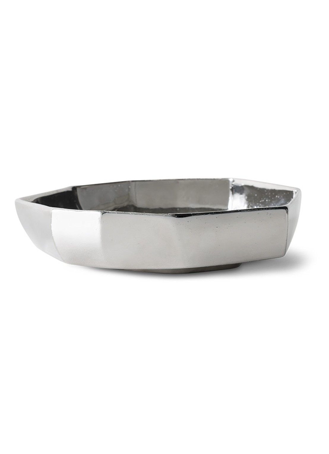 HKliving Schaal 25 cm - voorkant 2 zilver