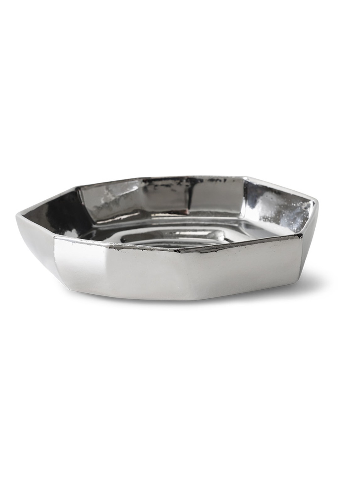 HKliving Schaal 25 cm - voorkant 3 zilver