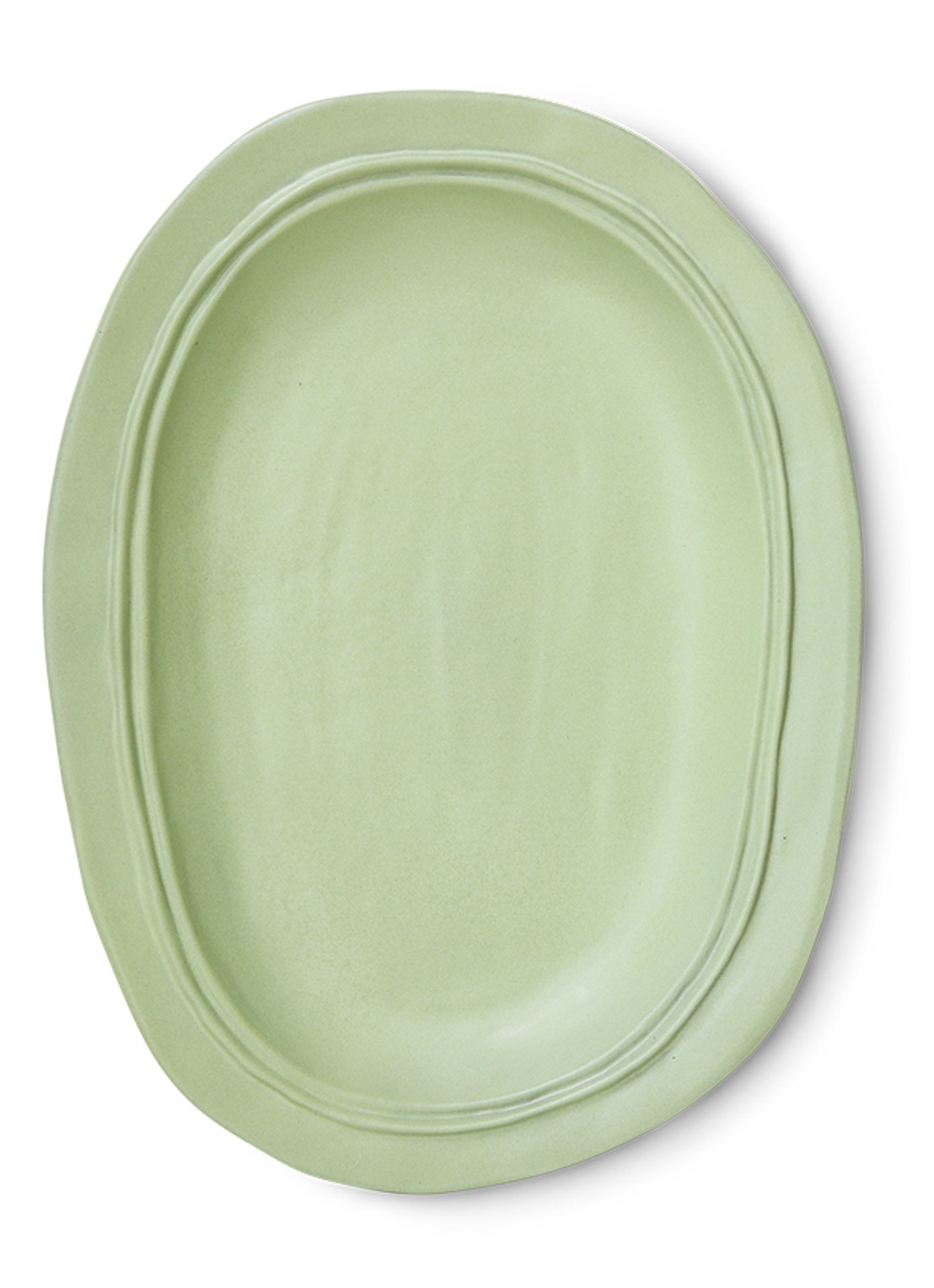 HKliving Schaal 29 x 39 cm - voorkant 2 groen