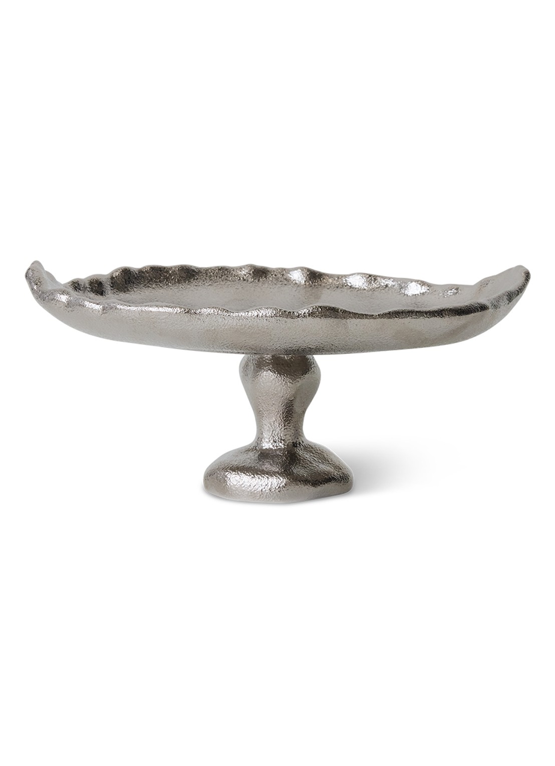 HKliving Schaal 30 x 23 cm - voorkant 2 zilver