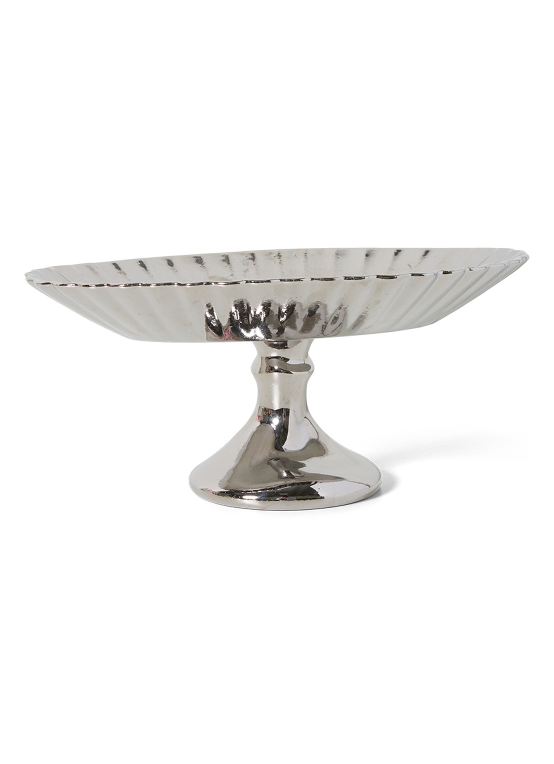 HKliving Schaal 34 cm - voorkant 5 zilver