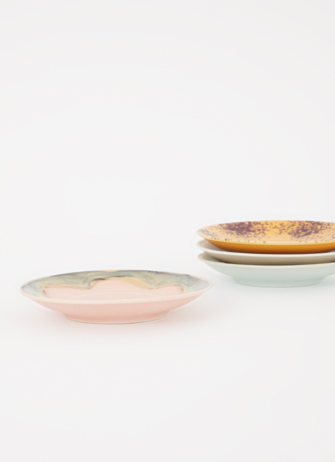 HKliving Schotel 11,5 cm set van 4 - voorkant 3 blauw