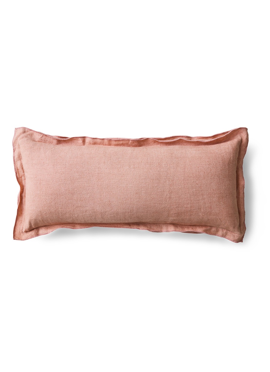 HKliving Sierkussen 70 x 30 cm - voorkant zalmroze