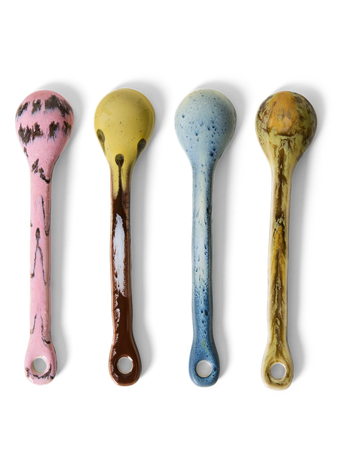 HKliving Sketch M lepel set van 4 - detail 3 geel