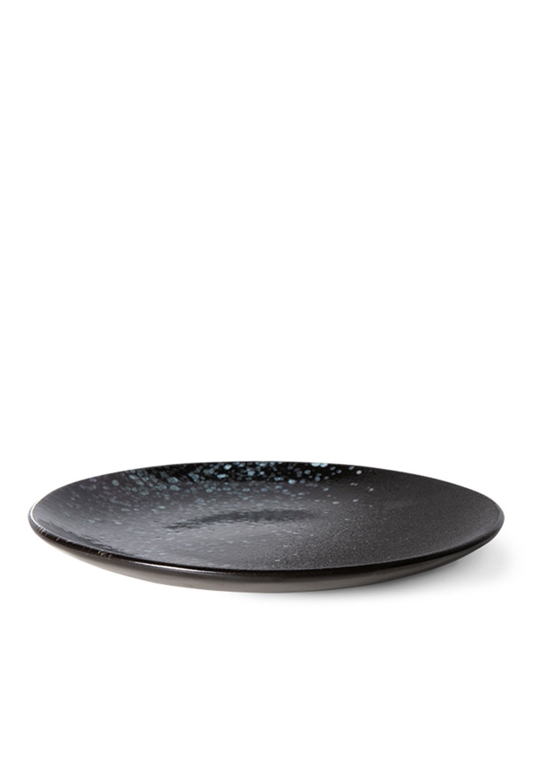 HKliving Stars ontbijtbord 17,5 cm set van 2 - detail 3 zwart
