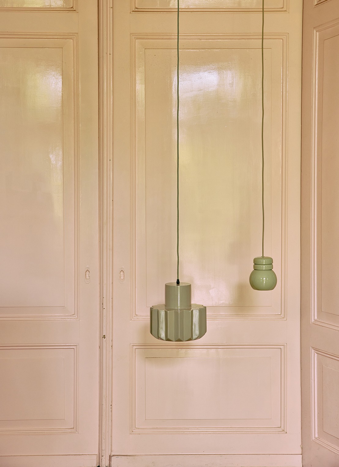 HKliving Stellar hanglamp 27 cm - detail 5 groen