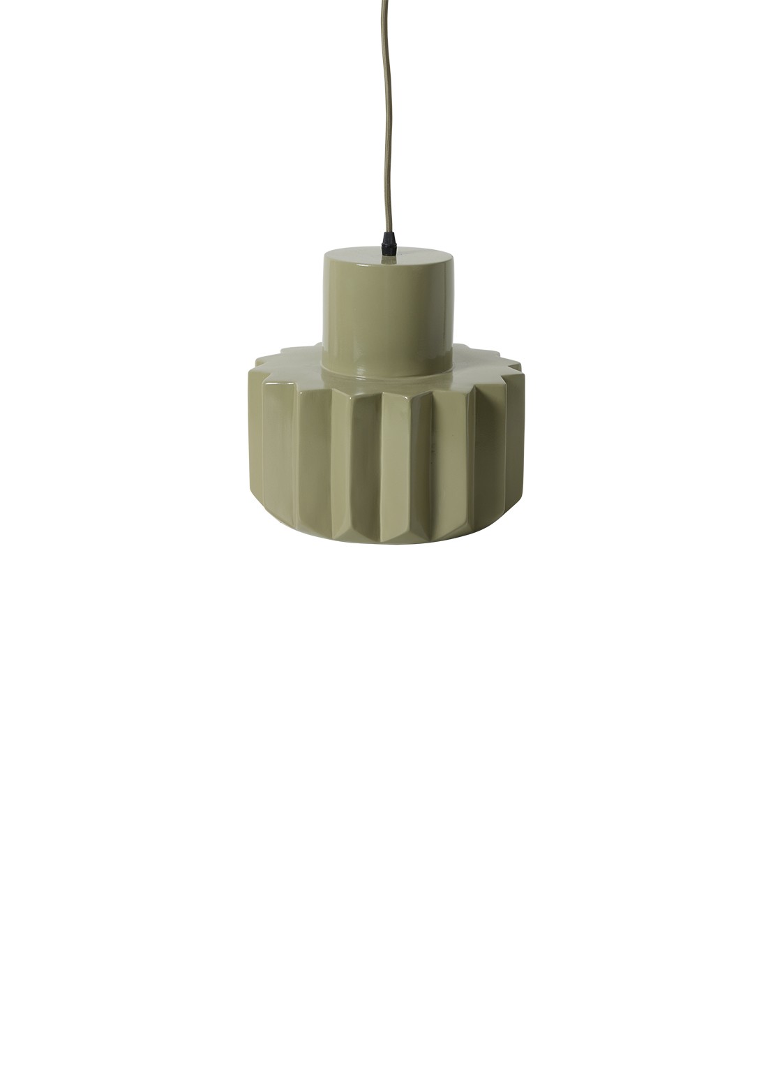 HKliving Stellar hanglamp 27 cm - voorkant 2 groen