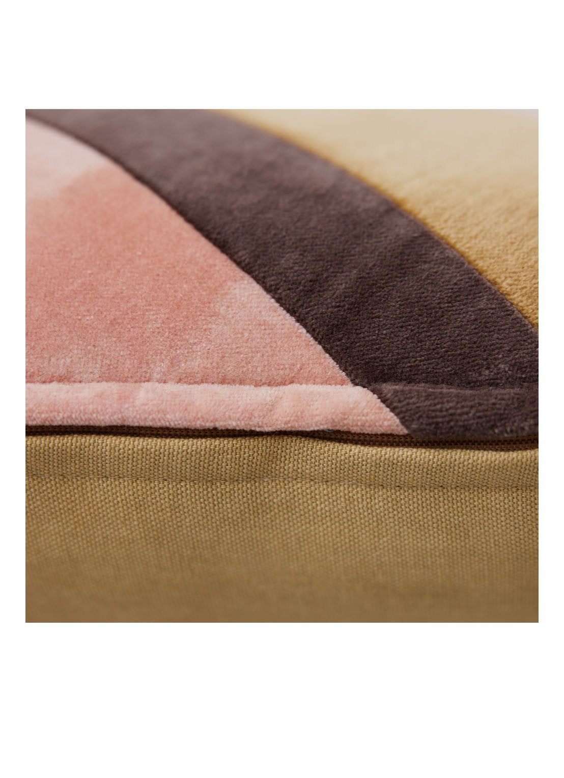 HKliving Striped sierkussen 50 x 30 cm - detail 5 multicolor