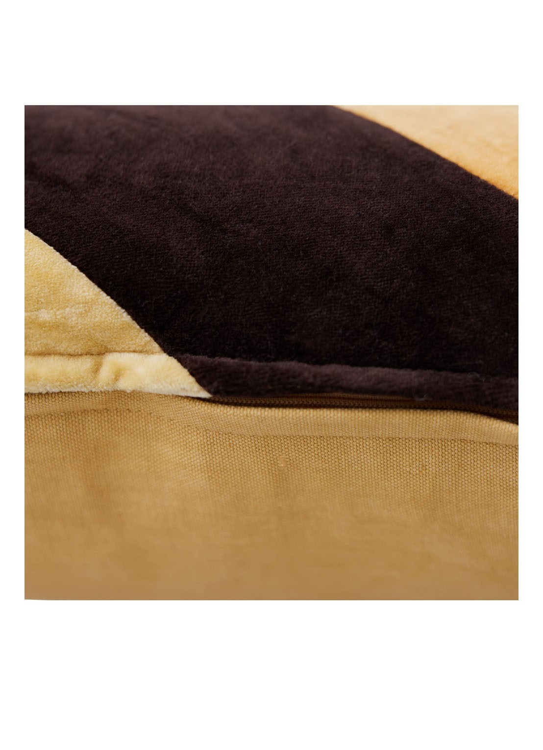 HKliving Striped sierkussen 60 x 35 cm - detail 6 abrikoos