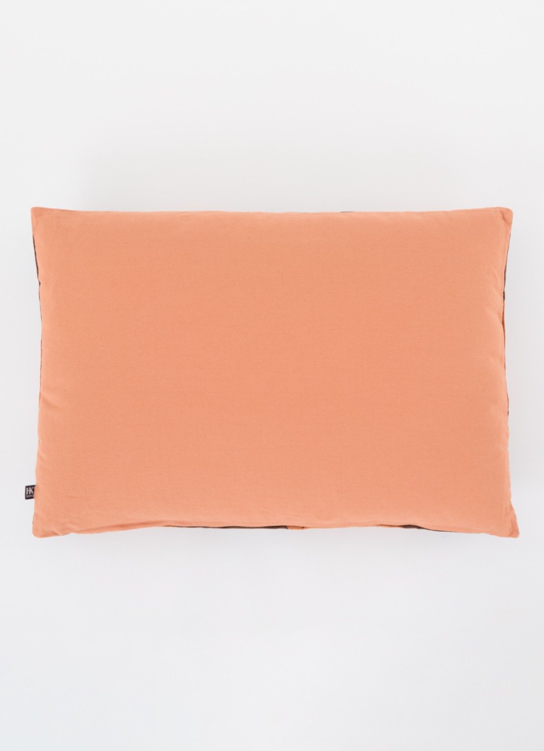 HKliving Striped Velvet sierkussen 40 x 60 cm - detail 3 roestbruin