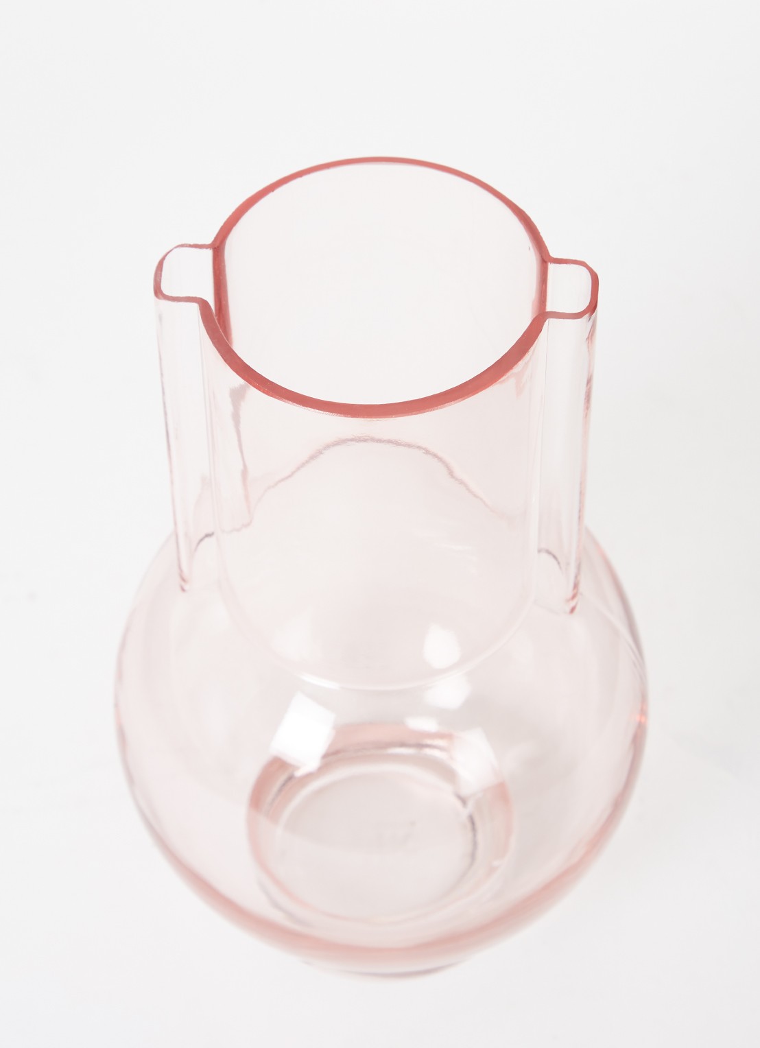 HKliving Sundae vaas 23 cm - voorkant 2 lichtroze
