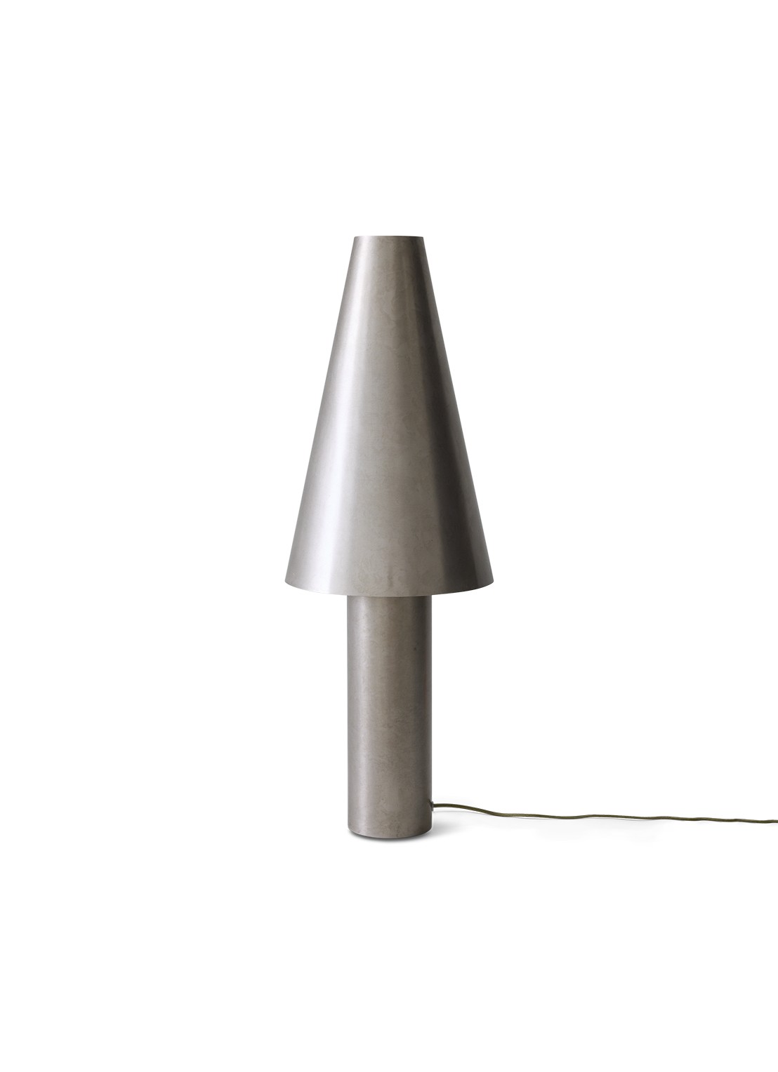 HKliving Tafellamp 71 cm - voorkant 3 zilver