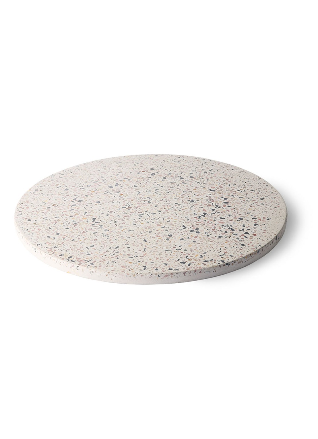 HKliving Terrazzo serveerplank L 30 cm - voorkant gebroken wit