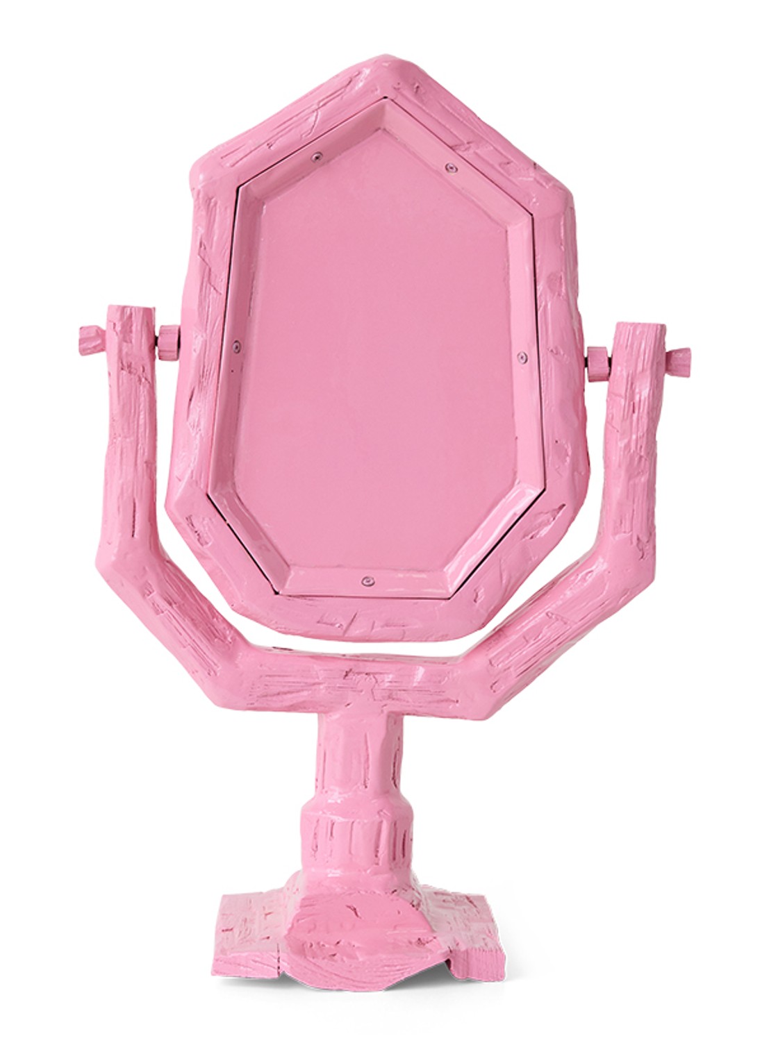 HKliving Teun Zwets spiegel 44 cm - achterkant 4 roze
