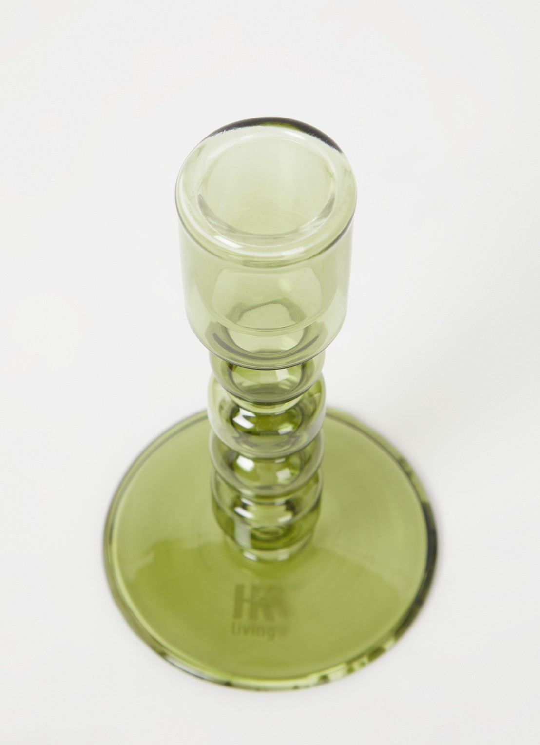 HKliving The Emeralds M kandelaar 13 cm - detail groen
