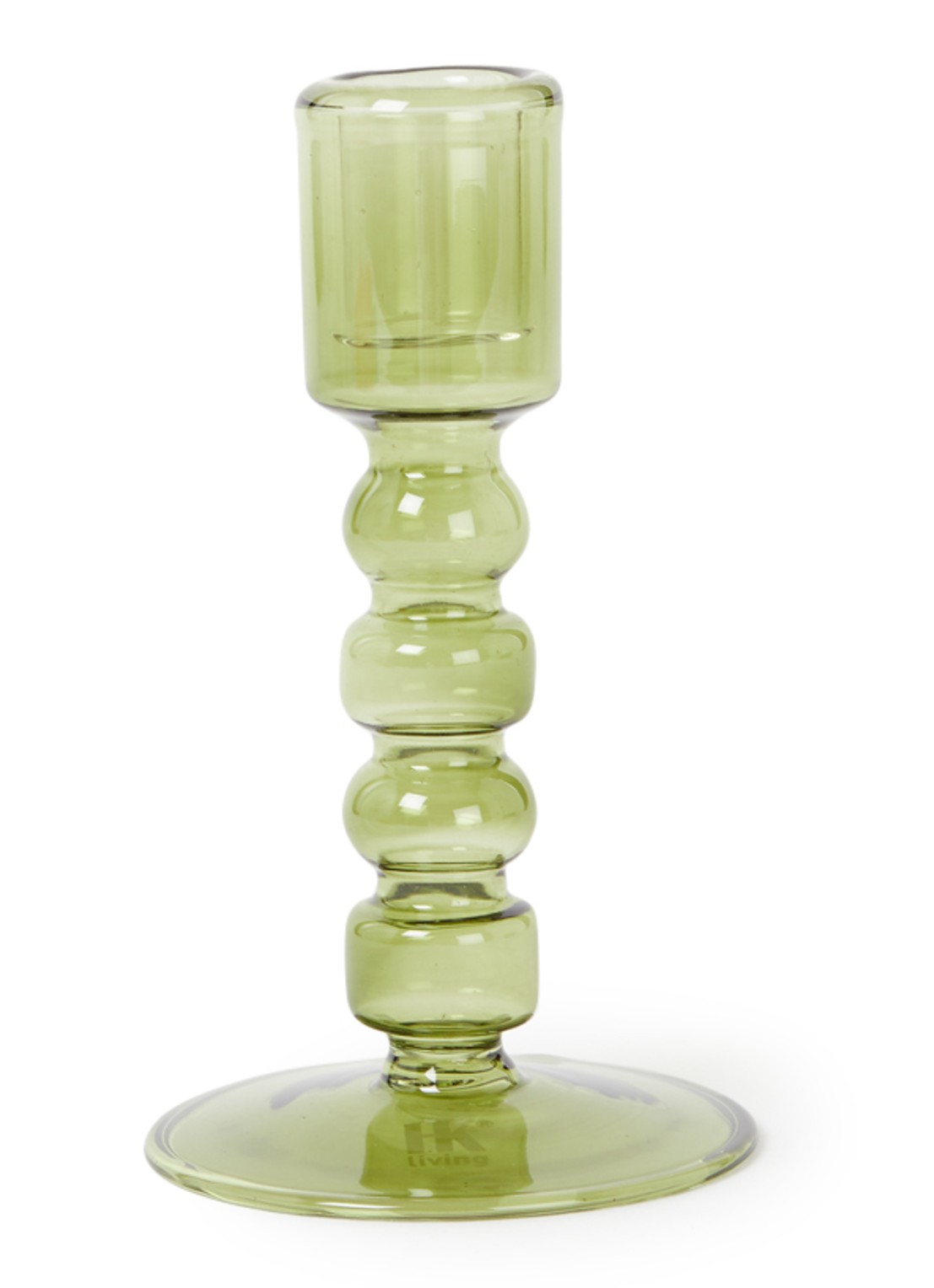 HKliving The Emeralds M kandelaar 13 cm - voorkant 2 groen