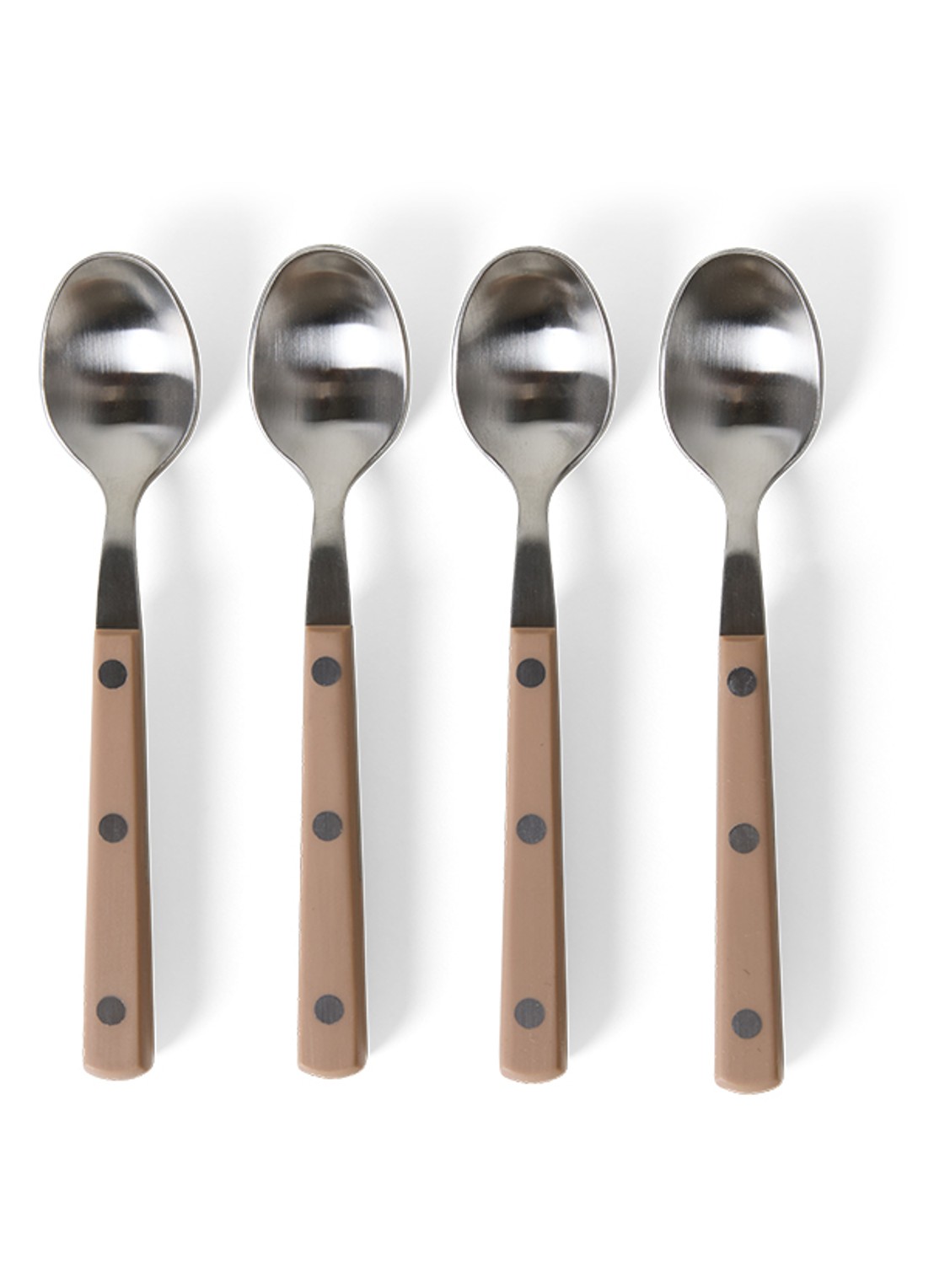 HKliving Theelepel set van 4 - voorkant beige