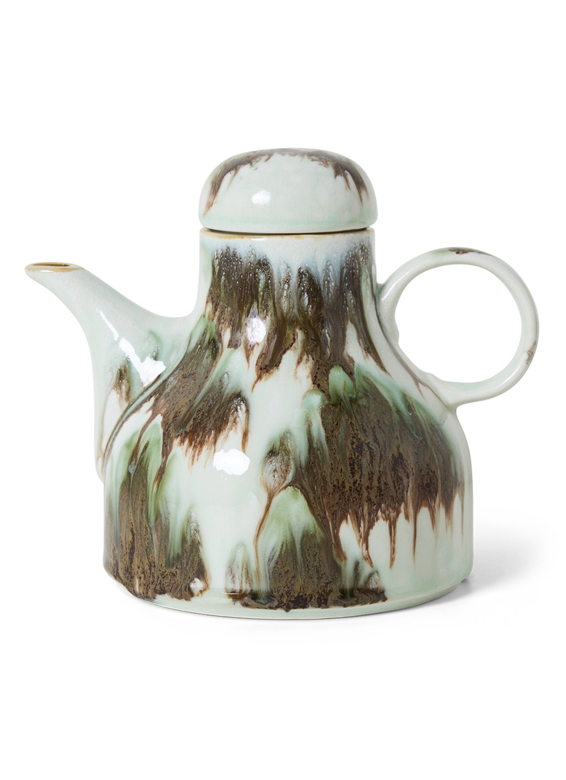 HKliving Tide koffiepot - voorkant blauw