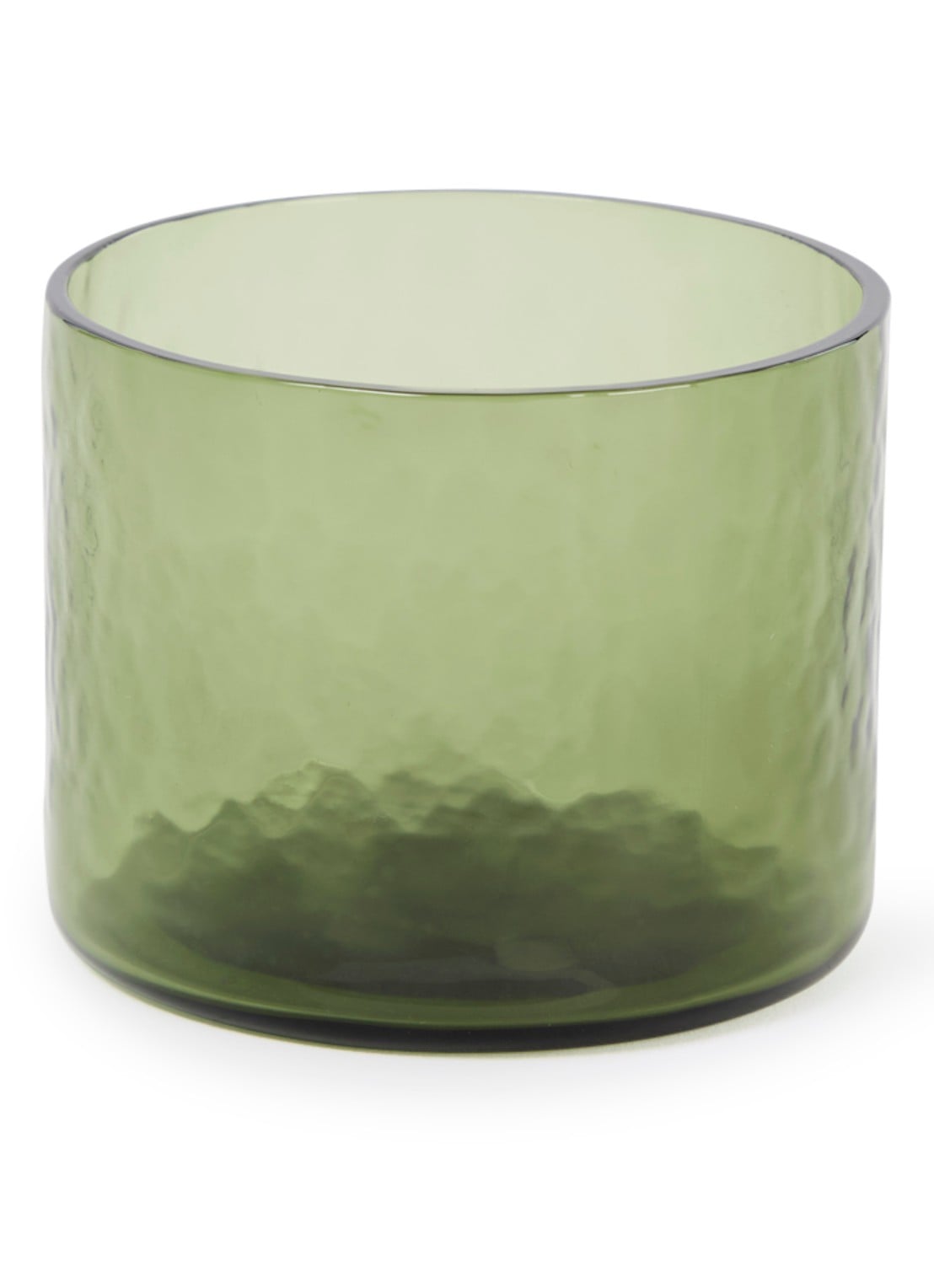 HKliving Tube drinkglas 25 cl - voorkant groen