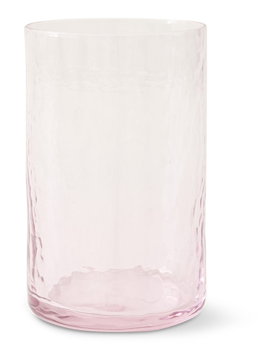 HKliving Tube longdrinkglas 40 cl - voorkant 2 zalmroze