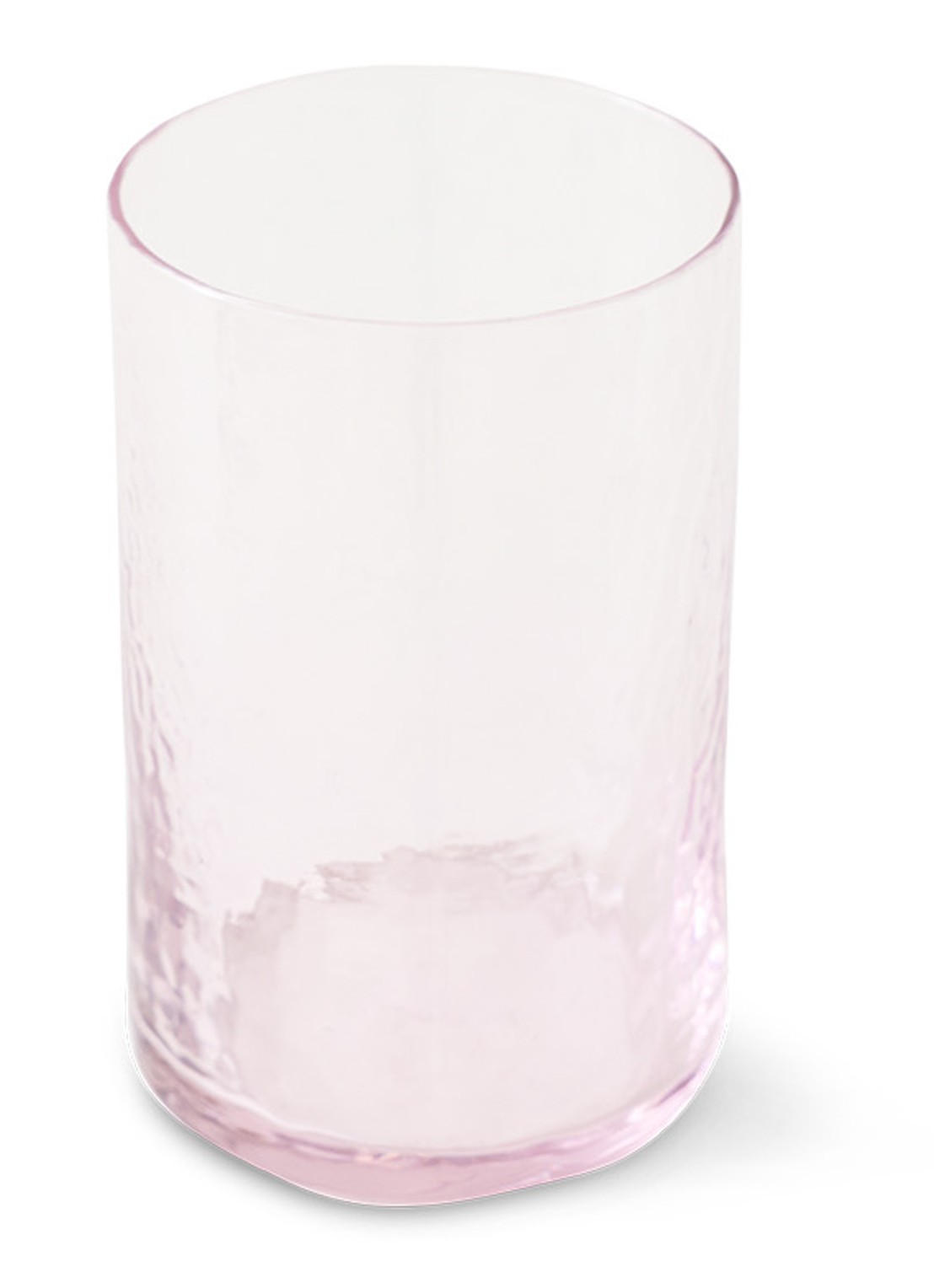 HKliving Tube longdrinkglas 40 cl - voorkant 3 zalmroze