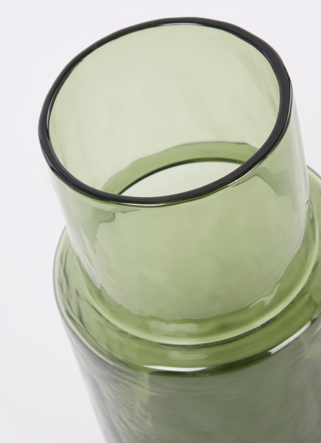HKliving Tube waterkaraf 80 cl - voorkant 2 olijfgroen
