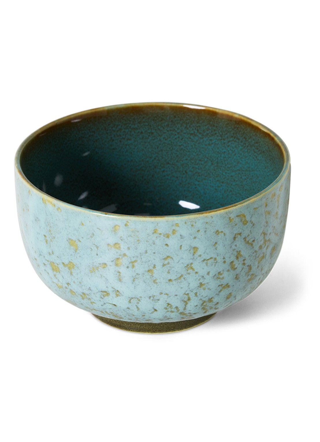 HKliving Verdigris noodle kom 13,5 cm - detail 3 blauw