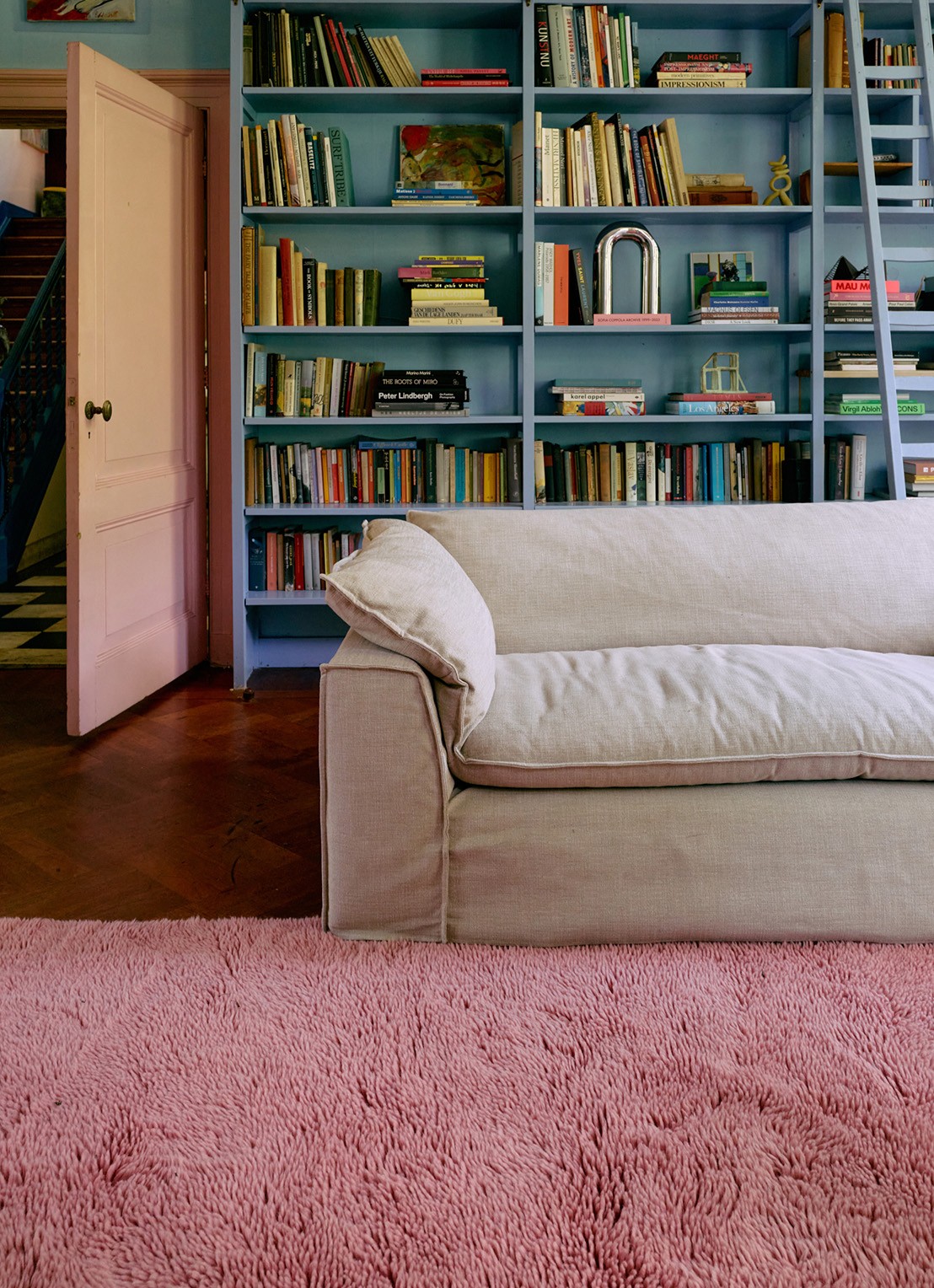 HKliving Vloerkleed 150 x 240 cm - detail 2 roze
