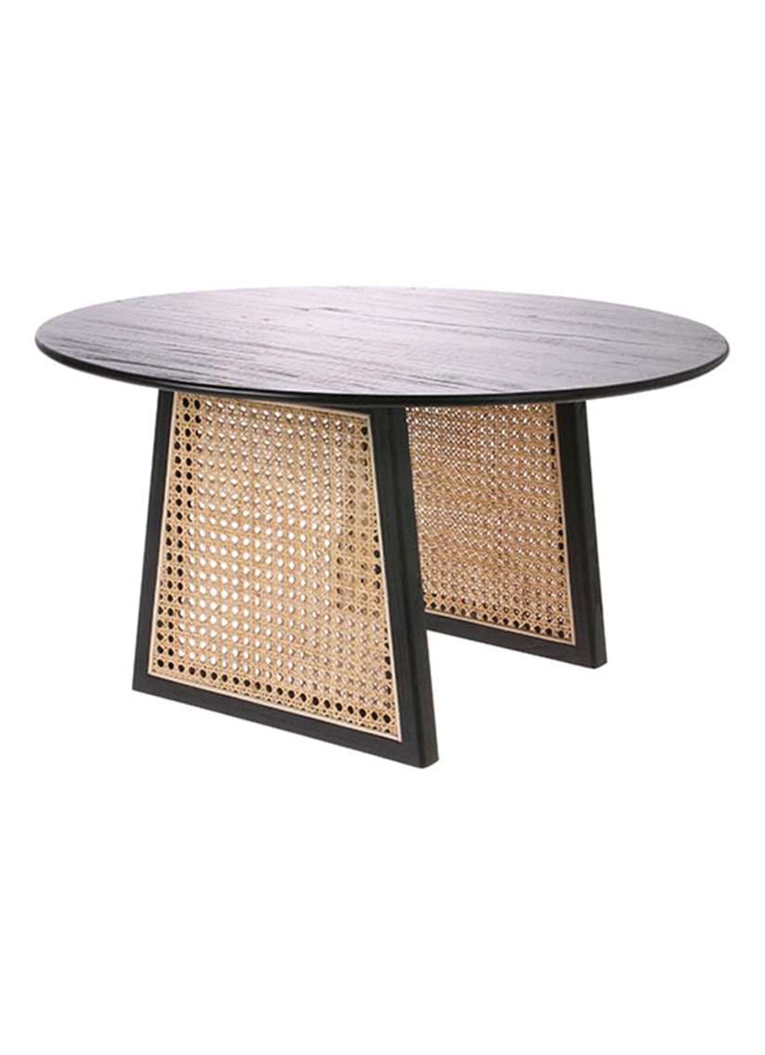 HKliving Webbing salontafel medium - voorkant 2 zwart