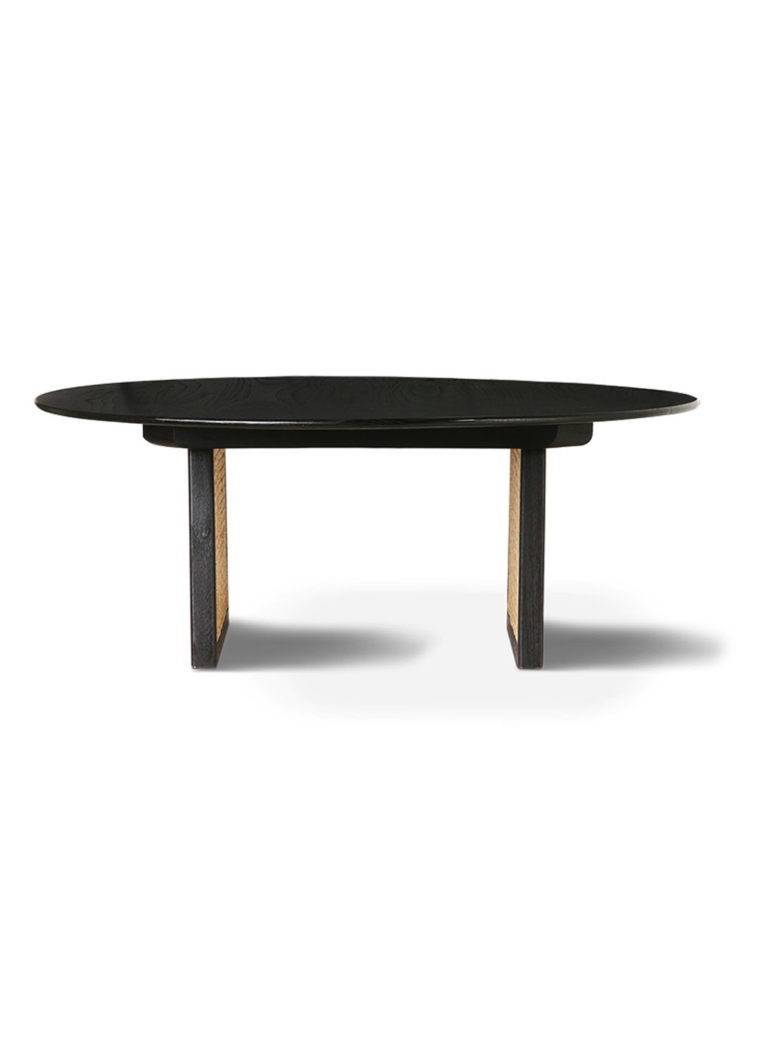 HKliving Webbing salontafel medium - voorkant 3 zwart