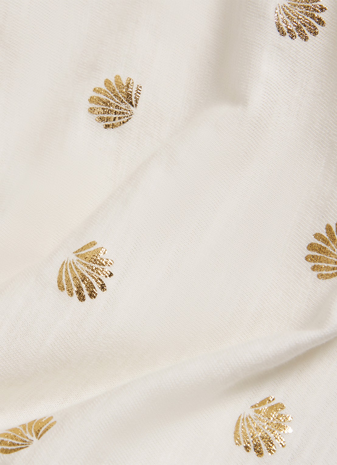 Hobbs Adaline T-shirt met print - detail 5 gebroken wit