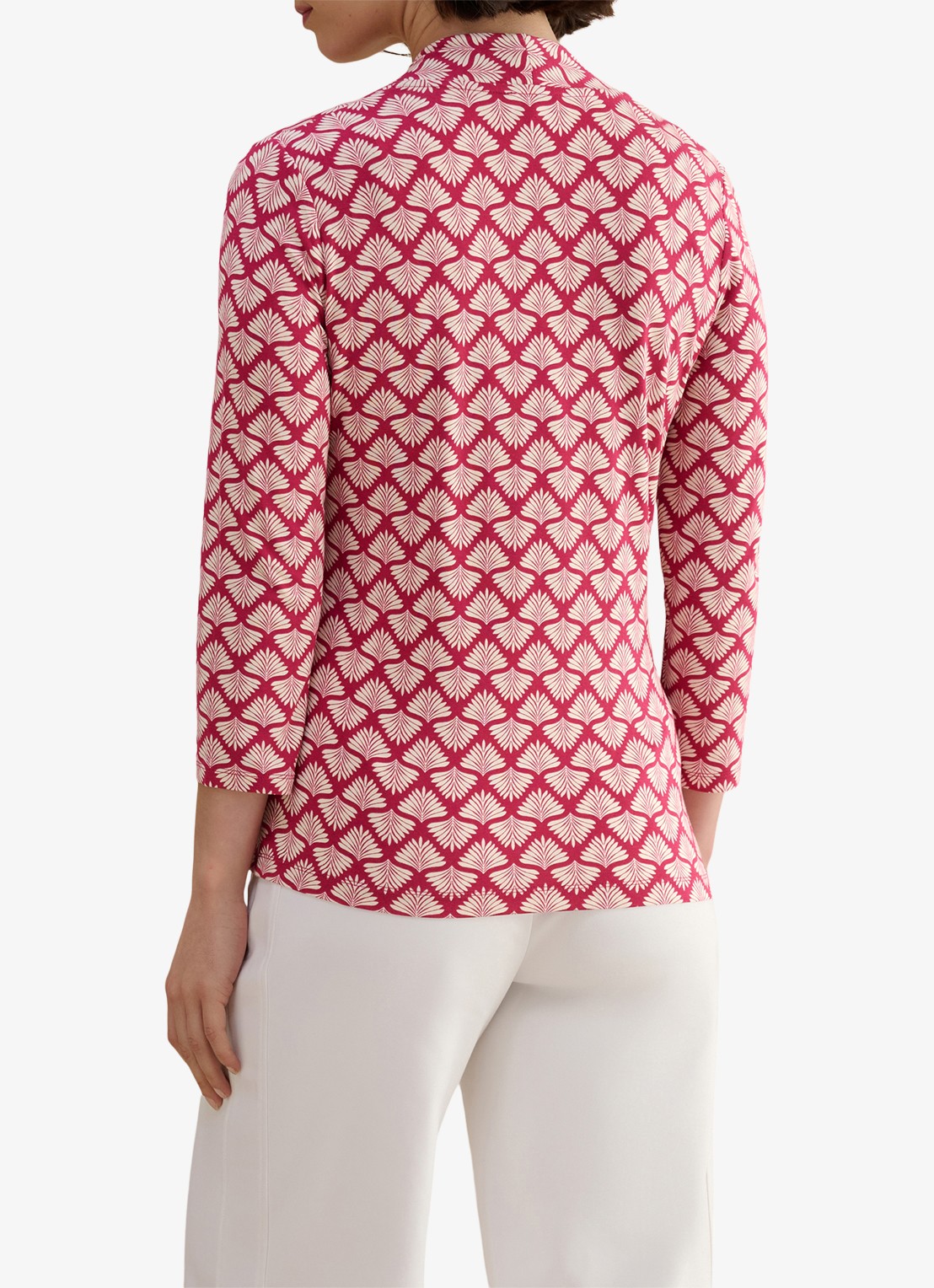 Hobbs Aimee printed top - achterkant 6 rood