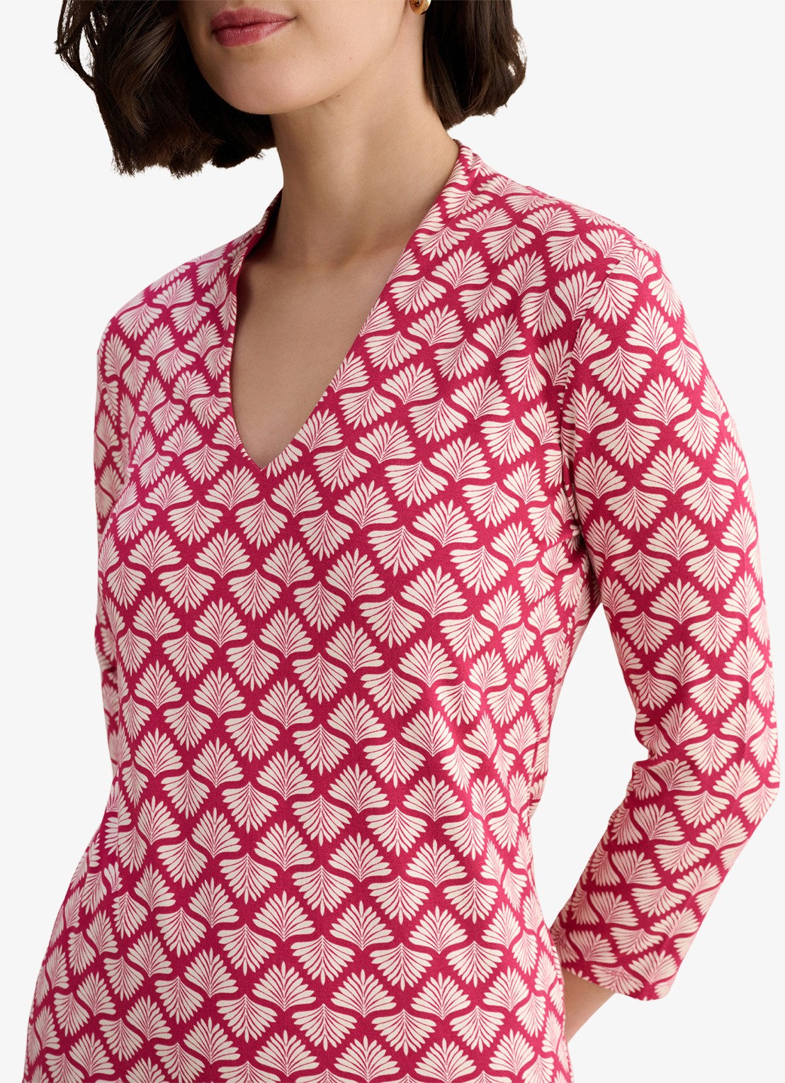 Hobbs Aimee printed top - detail 2 rood