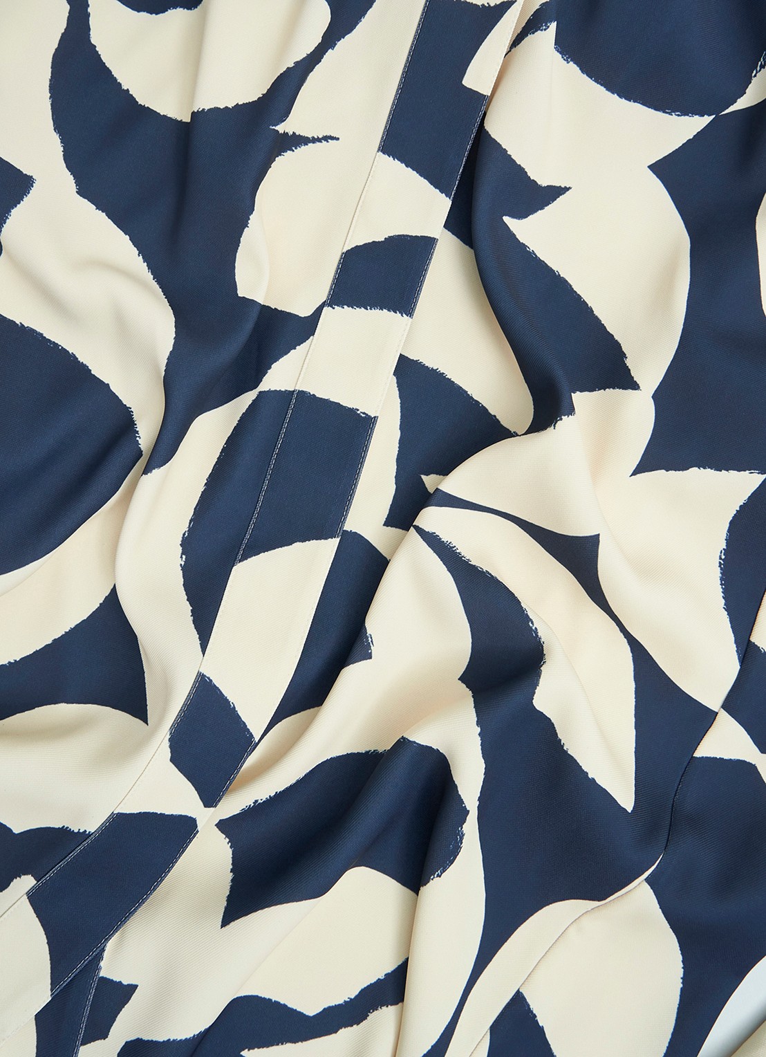 Hobbs Alisa blousejurk met strikceintuur - detail 4 blauw