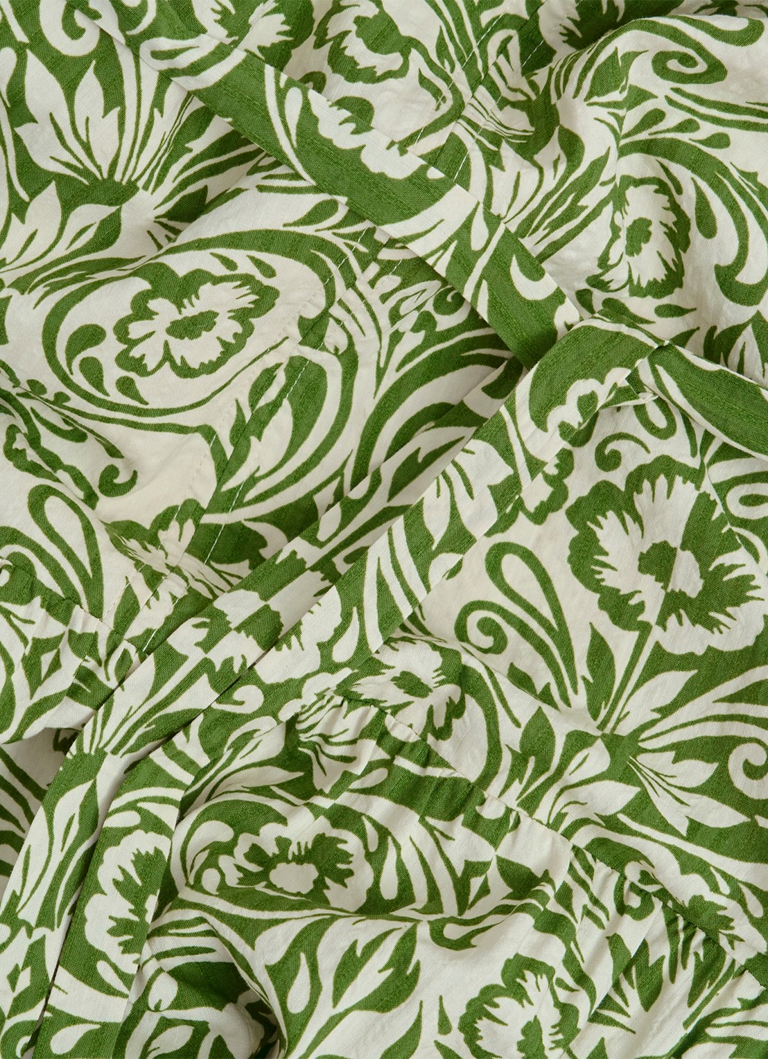 Hobbs Amaris midi tuniekjurk met bloemenprint - detail 4 groen