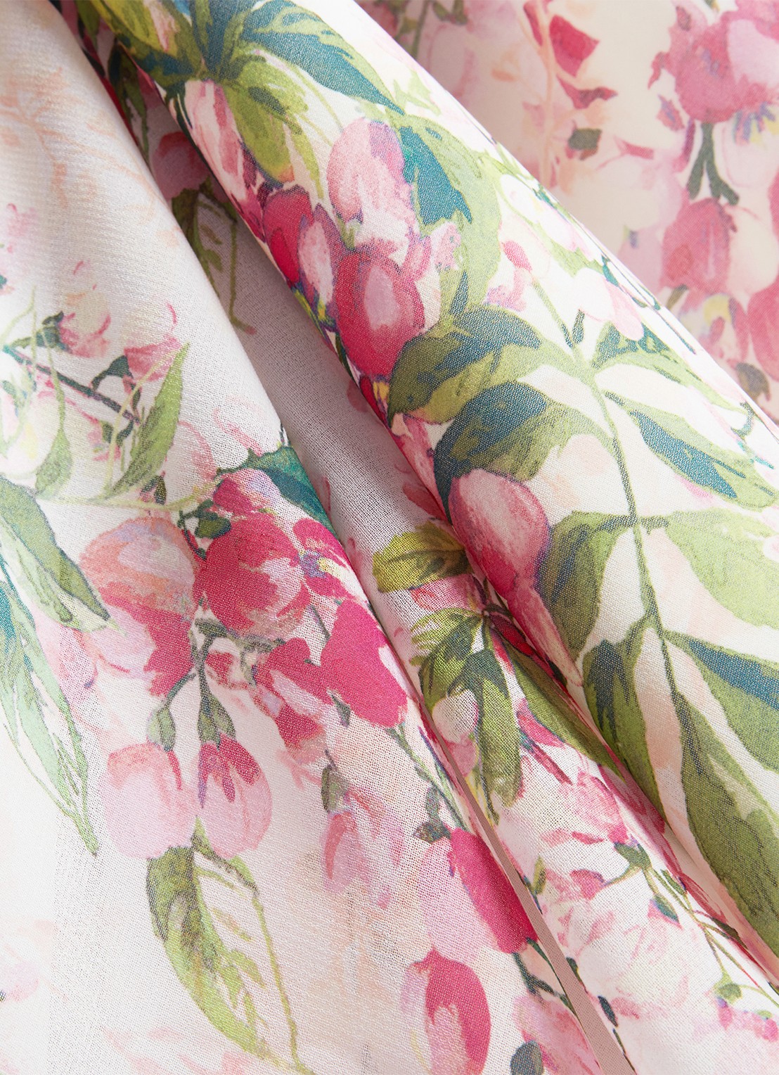 Hobbs Carly midi jurk met bloemenprint - detail 5 roze